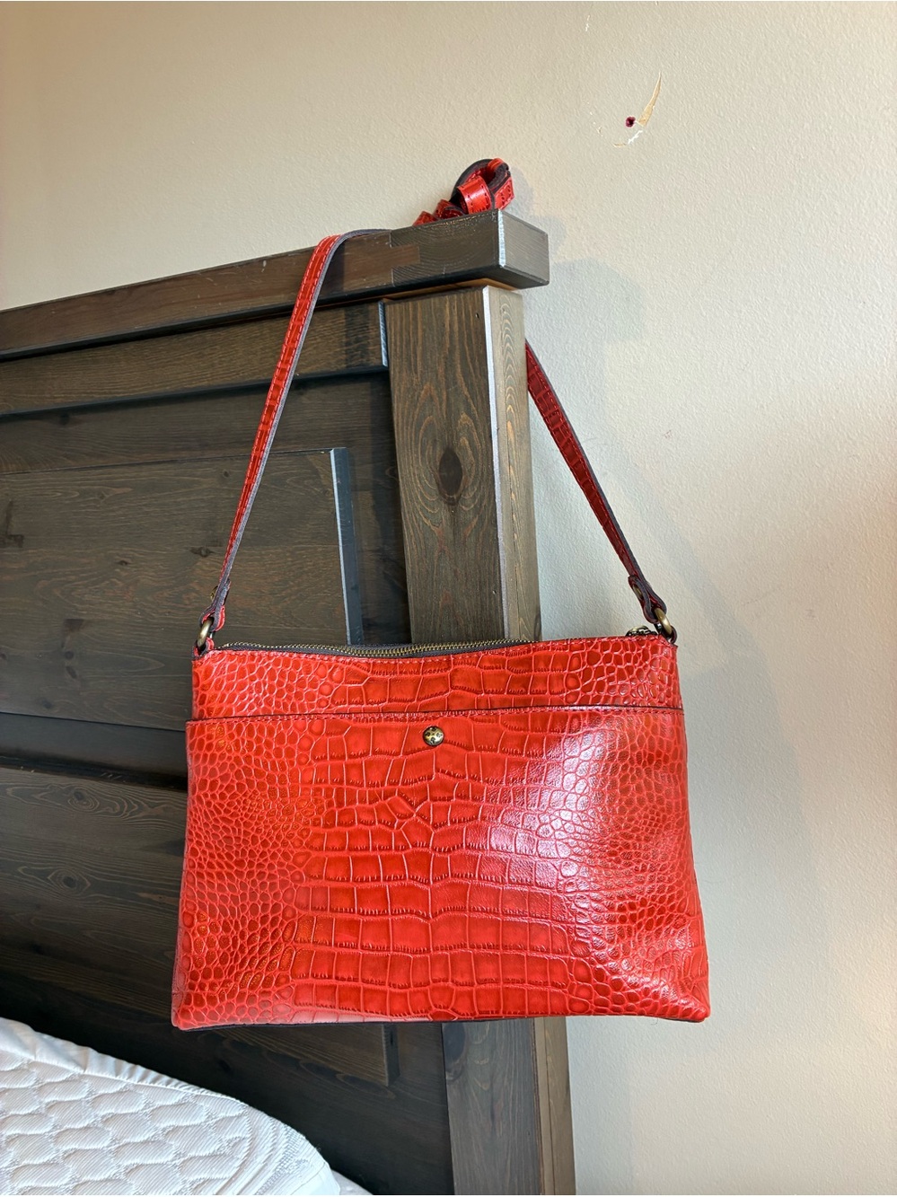 NWT Patricia Nash Kenilworth leather Crossbody bag in Fox 🦊